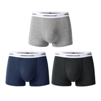 Caleçons Boxers Homme en Coton Extensible Personnalisable Sous-vêtements Classiques Confortables en Modal Shorts pour Hommes