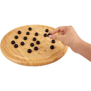 Jeu de société classique européen de haute qualité, jeu unique en bois de solitaire, ensemble <span class=keywords><strong>d</strong></span>élicat et unique, jouet éducatif, chevalet en bois, diamant, échecs en bois - Product Image 6