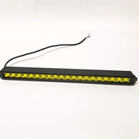 Mini barre lumineuse LED ambre mince 30 pouces 150W Ambre mince et blanc Atv Utv Barre lumineuse LED tout-terrain 12v 30 pouces Barre lumineuse LED de conduite