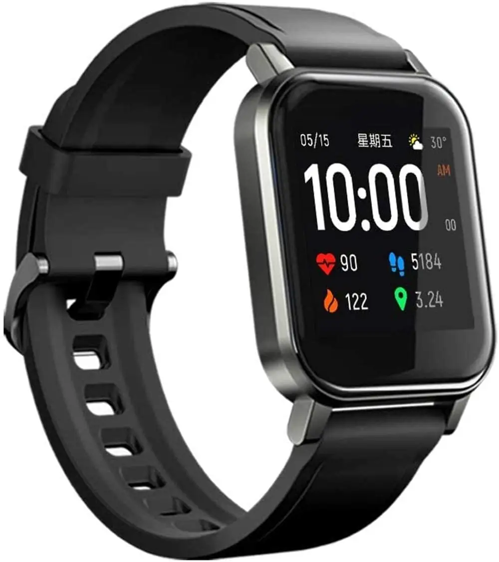 English Version Haylou Solar Smart Watch IP68 Waterproof Heart Rate Monitor Haylou LS02 Smart Watch From Xiaomi For iOS Android