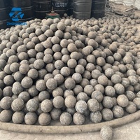 Billes de broyage en fonte à haute teneur en chrome, durables, personnalisables, de 10 mm à 130 mm, pour le broyage du sable de silice et du charbon
