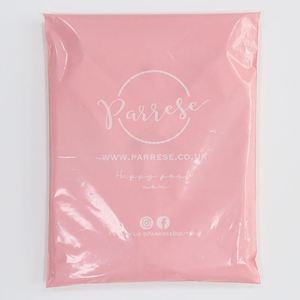 Bolsas de Envío de Poliéster Rosa y Negro Personalizadas, Impermeables, Reciclables, para Ropa, Bolsas de Embalaje de Plástico - Product Image 3