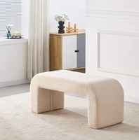 Banc à langer pour chaussures d'entrée de style simple vestiaire cabine d'essayage banc de repos banc long