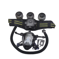 Nouvelle innovation : Système respiratoire PAPR premium à 3 filtres, électrique et rechargeable, pour la peinture et les équipements de lutte contre l'incendie