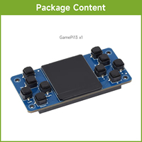 Console de jeu GamePi13 Waveshare avec écran LCD de 1,3 pouce pour Raspberry Pi, résolution 240x240, puce pilote ST7789 intégrée, SPI