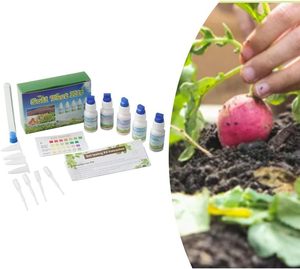Kit <span class=keywords><strong>de</strong></span> test professionnel du <span class=keywords><strong>pH</strong></span> du sol et du méga-test du sol pour l'extérieur et l'intérieur, <span class=keywords><strong>testeur</strong></span> <span class=keywords><strong>de</strong></span> nutriments pour jardin - Product Image 2