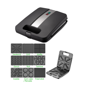 4 rebanadas de gran tamaño eléctrico Sandwich Waffle Maker Donut Nutty Grill Arepa Shell Pancake Maker <span class=keywords><strong>para</strong></span> la opción - Product Image 4