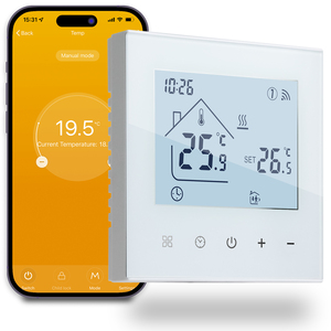 <span class=keywords><strong>Thermostat</strong></span> de chauffage Zigbee basse consommation TDR89 Connexion réseau stable Haute efficacité énergétique Idéal pour les applications de chauffage de l'eau - Product Image 1