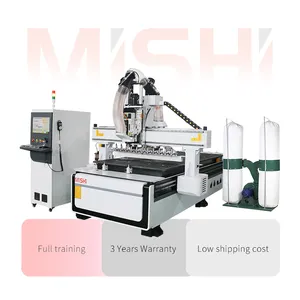 MISHI 1325 ATC CNC Router Linear 12 Tool Changer Woodworking Cutting Engraving Machine Wood CNC Router Machine