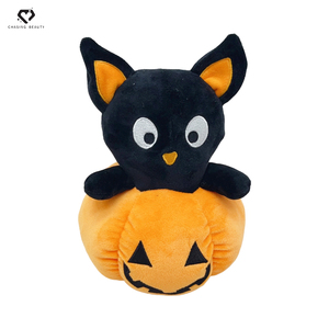 Peluche a Forma di Zucca Morbido e Coccoloso, Giocattolo Imbottito per Bambini, Decorazione di Halloween, Regalo per la Stagione Autunnale - Product Image 2