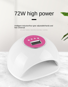 Lampe à ongles UV LED 72W avec capteur intelligent, machine de photothérapie pour le durcissement du vernis gel, logo personnalisé pour la manucure - Product Image 5