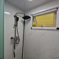 Casa contenedor plegable de doble ala, casa prefabricada expandible, casa portátil para vivienda familiar