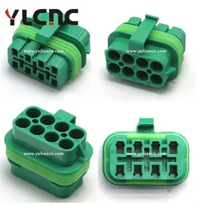 Conector de cable hembra de 8 pines para coche usado, conector tipo 32006-CP2 DJ7088C-2.8-21, color verde