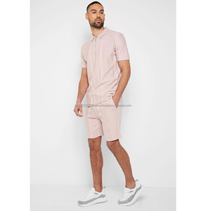 Conjunto de Dos Piezas de Verano 2026 con Tu Diseño, Camiseta Azul Cielo para Hombre y Mujer en 50 Colores con Pantalones Cortos a Juego - Product Image 5