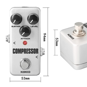 FCP2 คอมเพรสเซอร์ ทรูบายพาส กีตาร์ เบส เหยียบ <span class=keywords><strong>Kokko</strong></span> มินิ คอมเพรสเซอร์ เอฟเฟกต์เหยียบ - Product Image 3