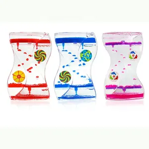 Wholesale Water Hourglass Liquid Oil Hourglass Timer For Kids' Toy
