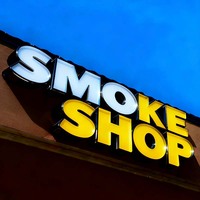 Enseigne LED pour magasin de tabac en acier inoxydable résistant aux intempéries, enseigne extérieure personnalisée, enseigne en lettres en relief, lettres 3D avec éclairage LED
