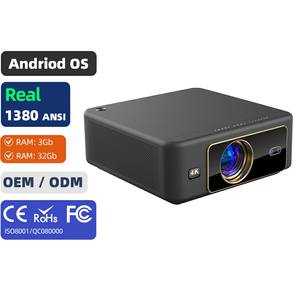 Mini projecteur vidéo portable 1080p pour cinéma maison, courte portée, Europe CE ROHS 4K OEM ODM Dropshipping Marque 2026 U002 - Product Image 1