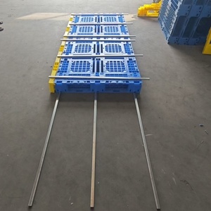 พาเลทพลาสติกแบบเปิด 6 ขา ขนาด 2200x1050x150 มม. สำหรับเก็บอาหาร ขายดี ประกอบง่าย - Product Image 3