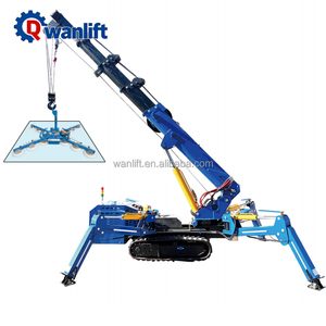 <span class=keywords><strong>Grue</strong></span> araignée sur chenilles à double alimentation 5 tonnes avec étais télescopiques et nacelle pour personnel - Product Image 1
