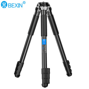 Trépied professionnel Bexin en alliage d'aluminium, 3 sections, verrouillage par torsion, portable, pour appareil photo numérique, photographie de voyage - Product Image 1