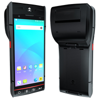 BloveDream 5.5 pouces Android NFC 4G Android PDA avec imprimante de reçu de facture thermique de 58mm tout en un Terminal portable