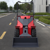 Mini-chargeuse compacte diesel pour l'exploitation minière, modèle très demandé, chargeuses-pelleteuses chinoises