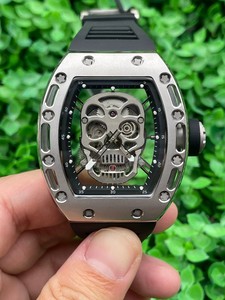 Montres mécaniques automatiques de sport pour hommes, modèle Super RM 52-01, squelette, crâne, mouvement automatique, saphir, sourire, prix de gros - Product Image 3