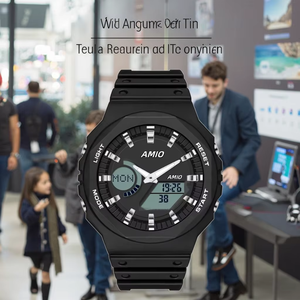 Reloj Deportivo Digital Analógico Ga2100 con Logotipo Personalizado, Correa de Acrílico, Caja de Goma, Cronógrafo, Resistencia al Agua de 20 BAR - Product Image 5