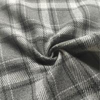 Tissu en tweed brossé jacquard en chevrons de bonne qualité, 100% polyester, certifié OEKO-TEX, 280 GSM, pour costumes, manteaux et pantalons pour hommes