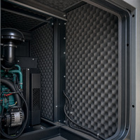 Groupe électrogène diesel étanche 30 kVA pour alimentation de secours d'urgence, Isuzu triphasé 400 V 60 Hz