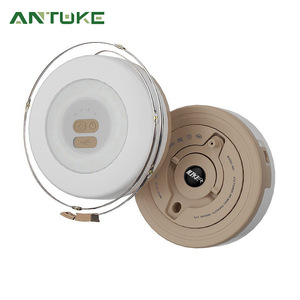 Antuke Camping <b>Light</b> Led <b>Rechargeable</b> 3.7V 1800mAh High Endurance Outdoor Tent Lamp With Metal Ring - Product Image 1