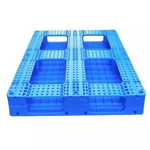 พาเลทพลาสติก PBTZ-X-1208-2 แบบ 4 ทิศทาง แบนสองด้าน สูง 110 มม. สำหรับรถยก คลังสินค้า โลจิสติกส์ การจัดเก็บ การวางซ้อน - Product Image 1