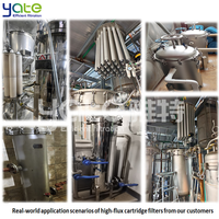 Boîtier de filtre à cartouche à haut débit en acier inoxydable 304 316 certifié CE pour le traitement de l'eau et la filtration électronique des eaux usées