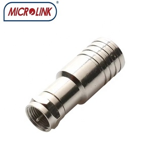 <span class=keywords><strong>75</strong></span> ohmios tipo F enchufe recto CATV montaje RG11 F macho Twist-On Crimp conector RF 2A impermeable - Product Image 3