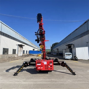 3t Spider <span class=keywords><strong>Crane</strong></span> Crawler tự hành cần cẩu điều khiển từ xa Telescopic Boom 360 độ xoay hẹp không gian nâng - Product Image 3