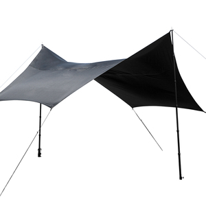 Tente de camping en fibre de carbone, auvent, protection solaire UPF 50+, abri portable, grand abri pour pique-nique - Product Image 1