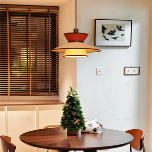 Designer Pendant <b>Light</b> Vintage Fabric Color Block Ph5 Round E27 Led <b>Single</b> Head Chocolate Dining Room <b>Light</b> - Product Image 1