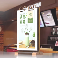 Support de menu écologique pour affichage de prix, calendrier de dîner et publicité – Article de vente en gros pour le commerce de détail