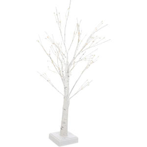 Tabletop Birch <b>Tree</b> With 24 Led <b>Lights</b> Warm White LED Artificial Branch <b>Tree</b> for Home Party Festival Wedding Decor - Product Image 1