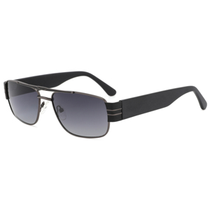Gafas de Sol de Piloto, Montura Metálica Rectangular, Lentes Degradadas de Aro Completo, 100% Protección UV, Unisex para Adultos, para Exteriores - Product Image 1