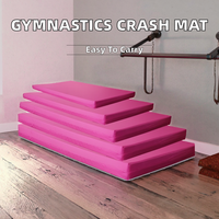 Colchoneta de Gimnasia Portátil Multicolor Hydefoam, Colchoneta de Seguridad para Ejercicios, 10 cm de Grosor, 150 cm de Longitud, Altura de Caída Probada
