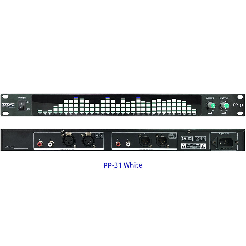 Analizzatore Di Spettro Musicale AS1000 - Led Colorati 3U Per Hi-fi E Studio