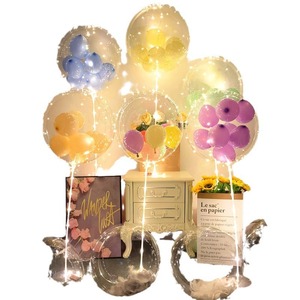 Pilier <span class=keywords><strong>Bobo</strong></span> Ball Rougeoyant Internet Table de Célébrité Flottant Proposition Romantique Confession Ballons de Salle de Mariage Accessoires - Product Image 1