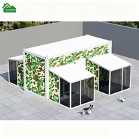 Contenedor Modular Prefabricado Aislado e Impermeable para Mascotas, Personalizable, para Exteriores, Moderno y Grande, para Cría de Perros y Refugios para Animales