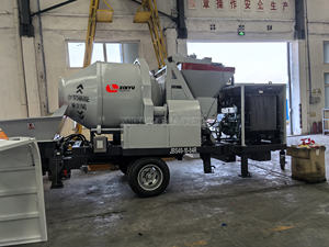 Mobile <b>Concrete</b> Mixer Pump <b>Machine</b> Diesel Engine <b>Concrete</b> Pump with Mixer for Project - Product Image 6