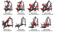 Machine à tractions circulaires professionnelle pour exercices de fitness commerciaux des épaules, du dos et de la poitrine
