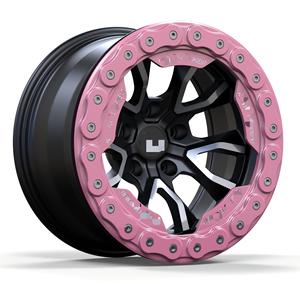 Rines Xywheel Forjados Personalizados con Diseño Rosa, Rin con Bloqueo de Talón para Jeep Wrangler Sport RHD Rubicon <span class=keywords><strong>Sahara</strong></span> <span class=keywords><strong>4X4</strong></span> Todoterreno G63 Defender F150 - Product Image 1