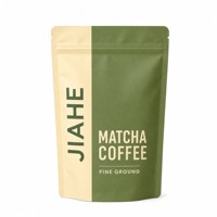 Sachets refermables personnalisés JIAHE pour thé matcha, café, emballage alimentaire, sachets en PE Mylar de qualité alimentaire, anti-odeurs