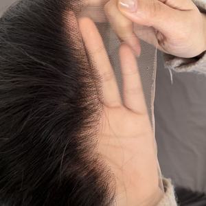 Peluca frontal 13x4 de onda suelta al por mayor, venta de pelucas de cabello virgen natural sin procesar, densidad del 180%, pelucas de cabello humano virgen con encaje frontal transparente. - Product Image 4